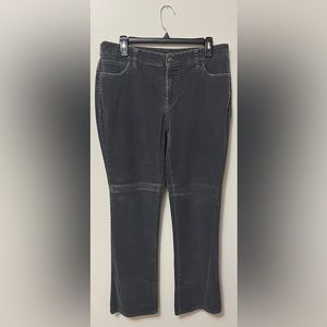 Style and Co grey corduroy straight leg pants size 10.